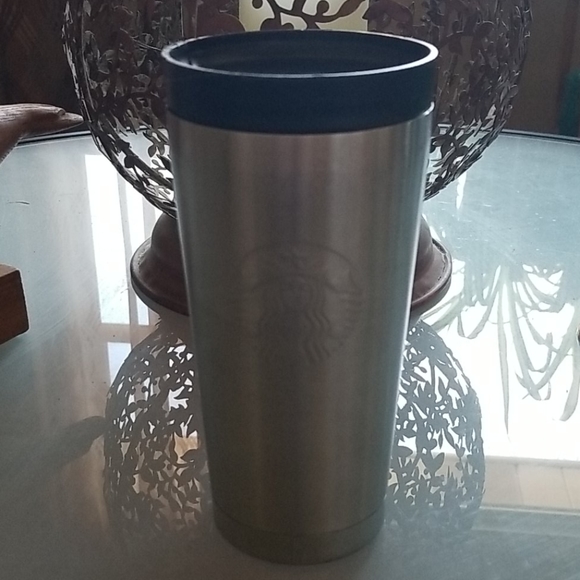2010 stainless steel Starbucks tumbler mug